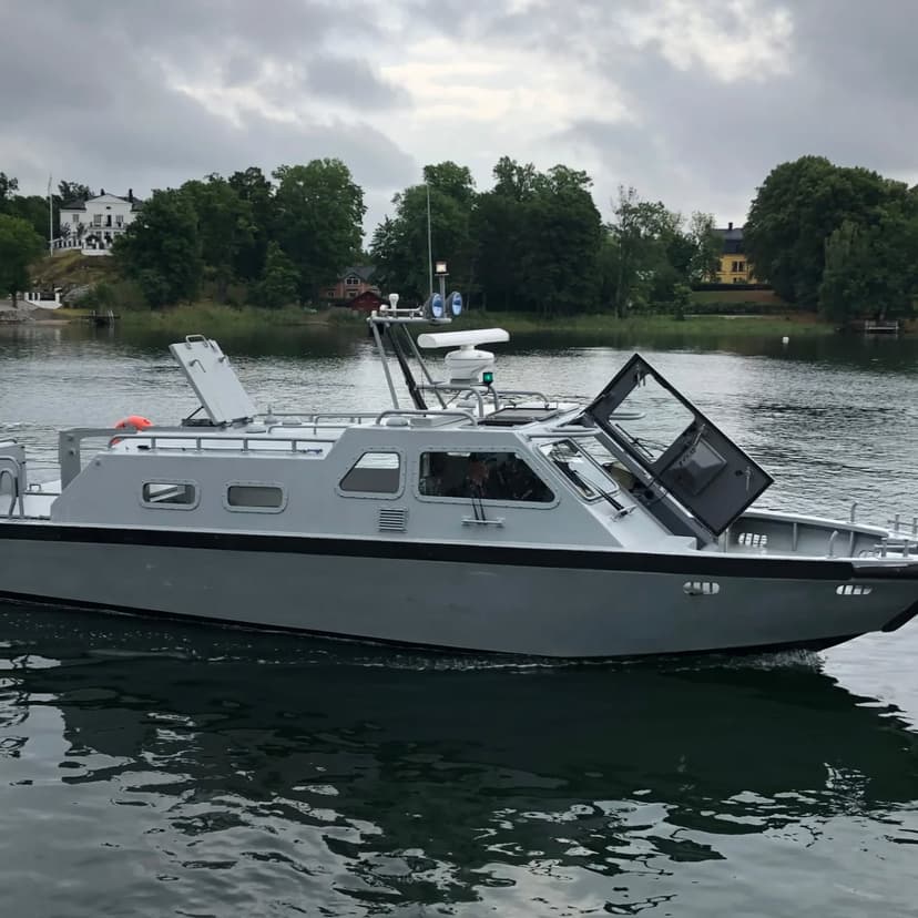 Stridsbåt från Saltsjöbaden till Horsfjärden och ett besök på Gålöbasen!