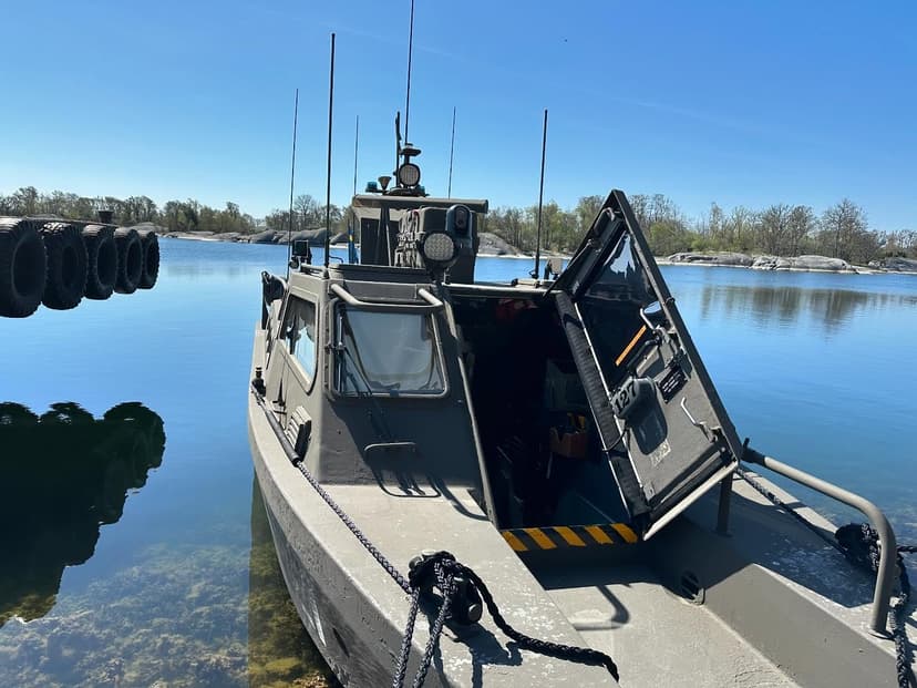 Stridsbåt från Nacka till Kastellet i Vaxholm!